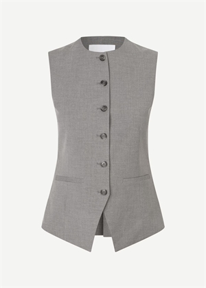 Saruma vest 15145 Grey Mel. Samsøe